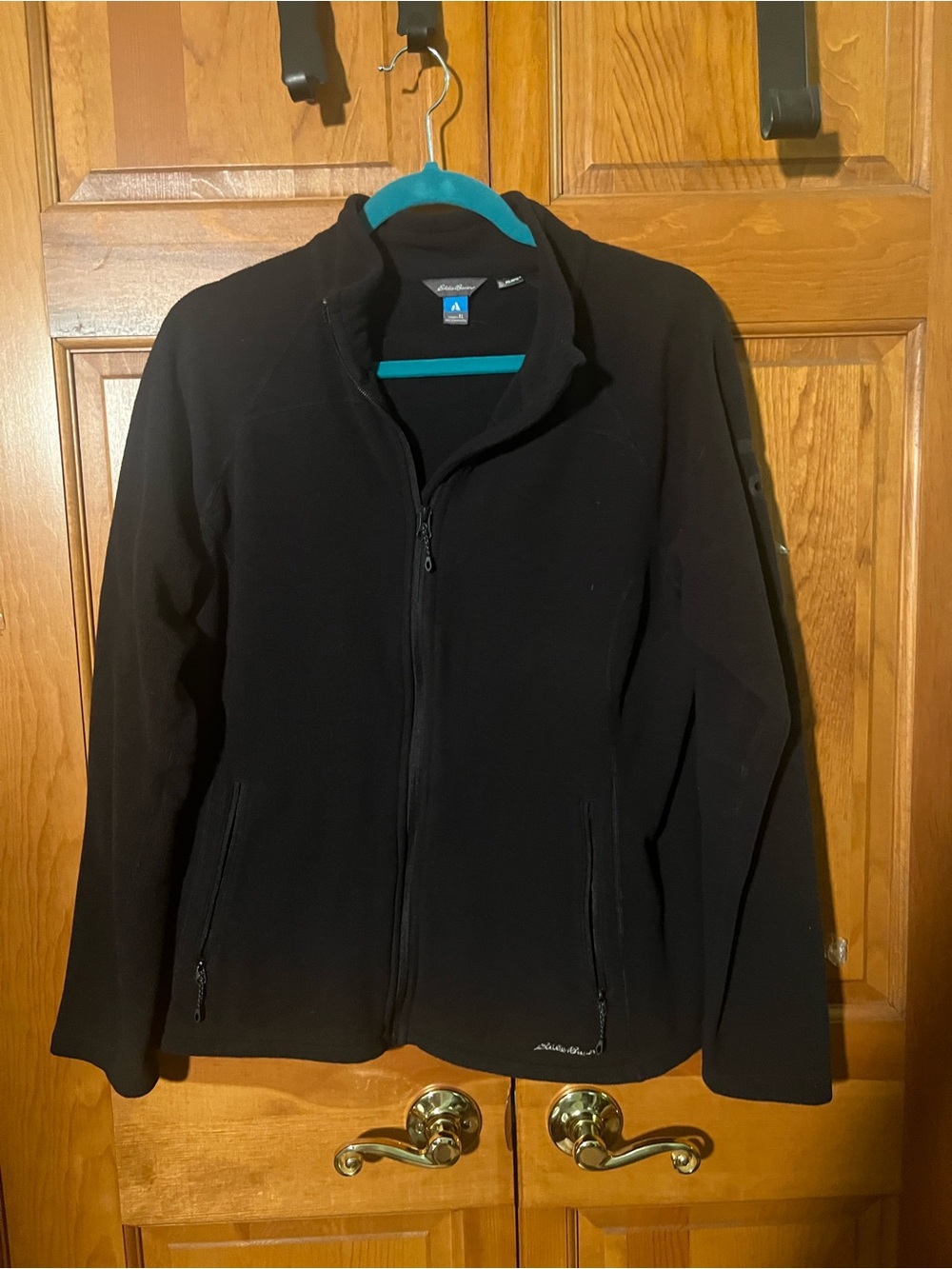 Eddie Bauer Black Lightweight Full-Zip Jacket